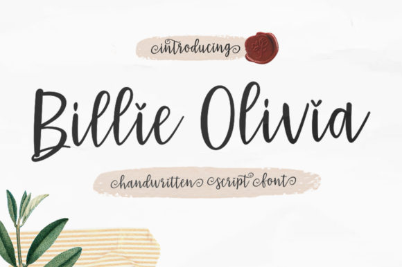 Billie Olivia Script Font for Premium Designs