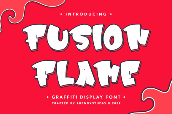 Fusion Flame: The Graffiti Font That Demands Attention
